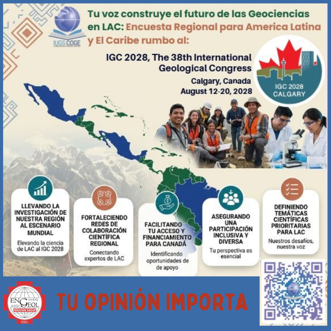 Fill out IUGS-COGE Survey on the Needs to Fully Participate in IGC 2028