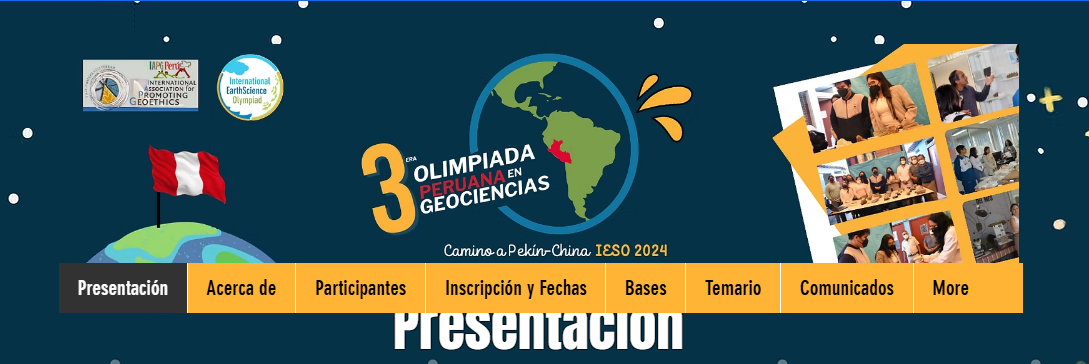 The Peruvian Olympiad in Geosciences