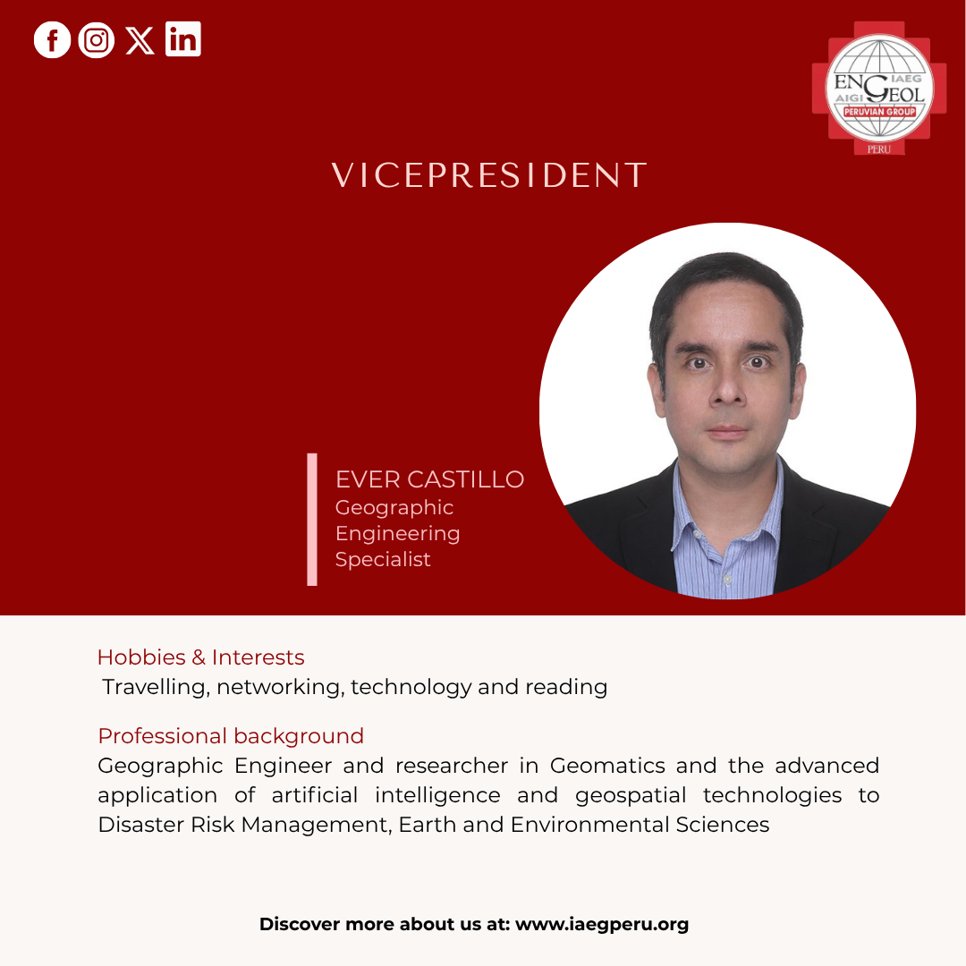 Welcoming Dr. Ever Castillo Osorio as Vice President of IAEG Peru!